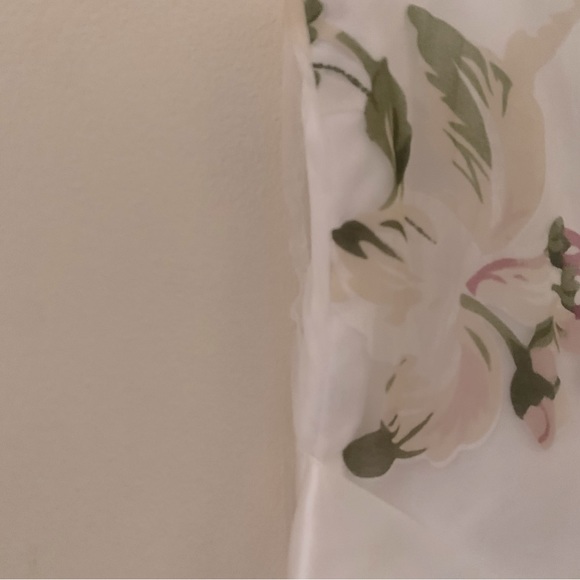 Amy’s Closet Formal White Floral Print Sleeveless A-Line Occasion Dress - Picture 6 of 7